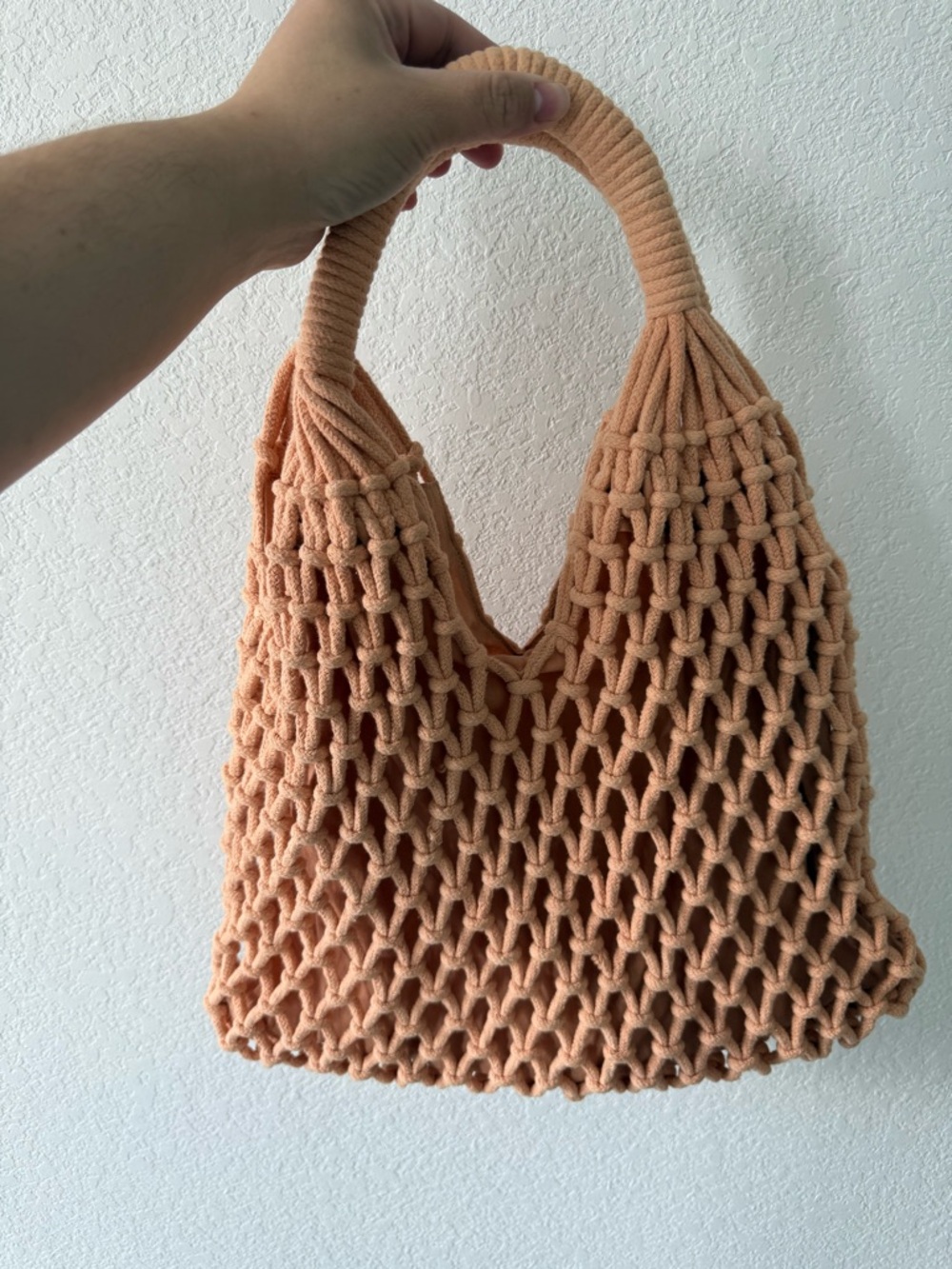 Macrame Bag Peach